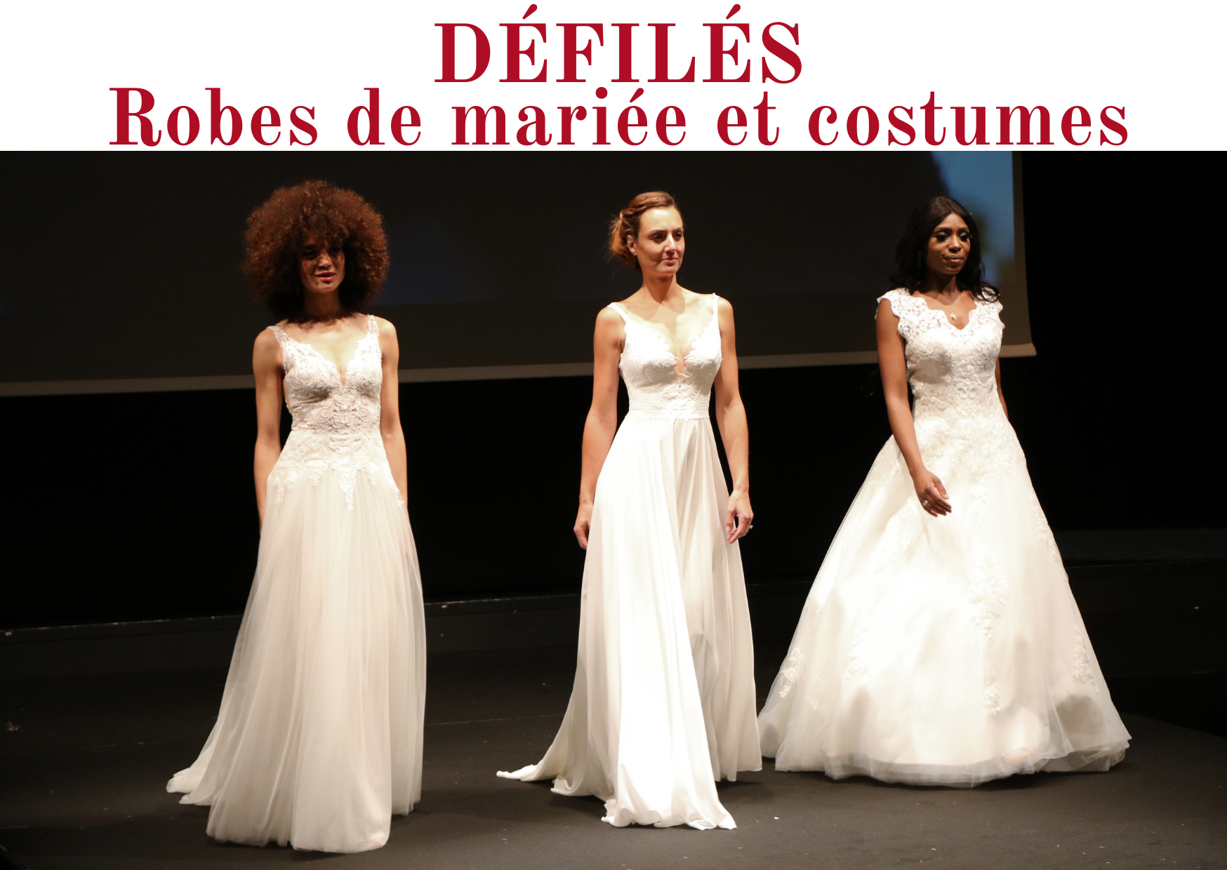 Défilés - Robes de mariées et costumes
